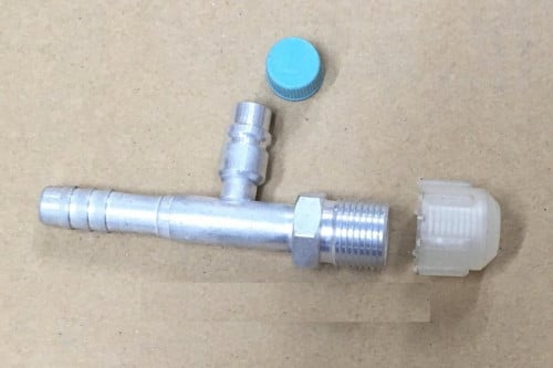 CONNECTOR 1-2 180D MALE O-RING WITH R-134A VALVE LOW SIDE No 11132C