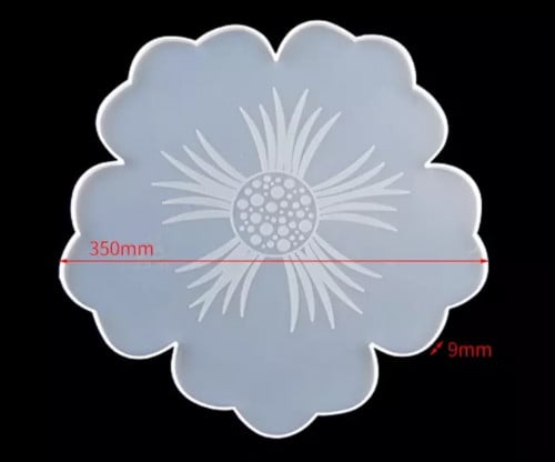 قالب صينية الورده كبير