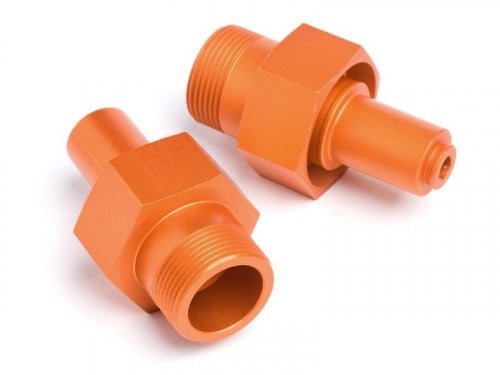 87493 - 24mm FRONT HEX HUB (ORANGE/2pcs)