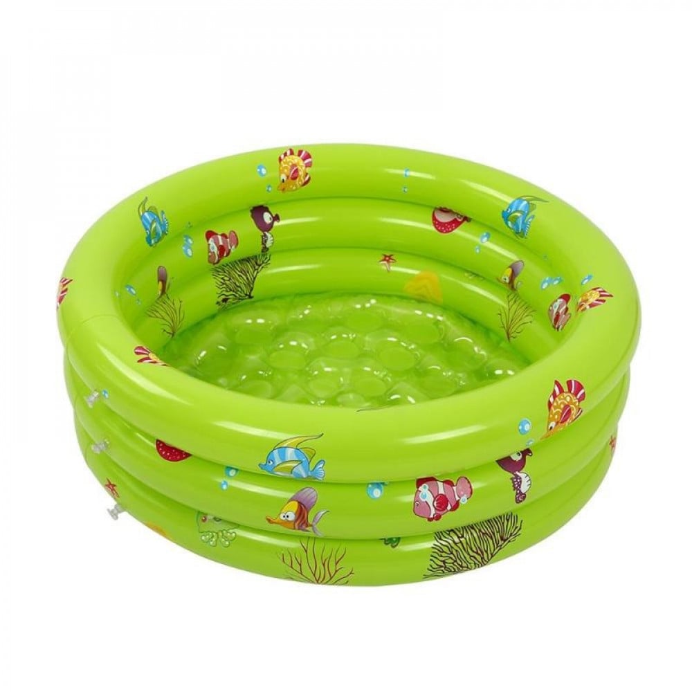 حوض سباحة واستحمام قابل للنفخ للأطفال للعب بالماء مقاس خارجي 70X28سم