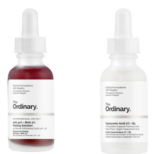 ذا اوردنري مقشر الأحماض + ذا اوردنري هالورونيك اسيد