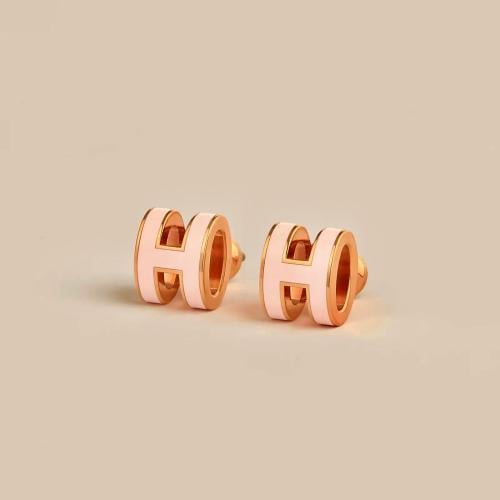 حلق H ميني روز قولد - بينك