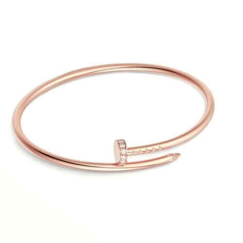 اسوارة جست ان كلو هاف زركون نحيف 2.5cm - روز قولد