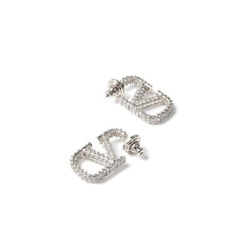 حلق V فل زركون ميني : سلڤر