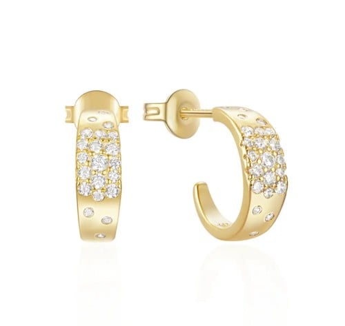 حلق زركون مميز ميني : قولد