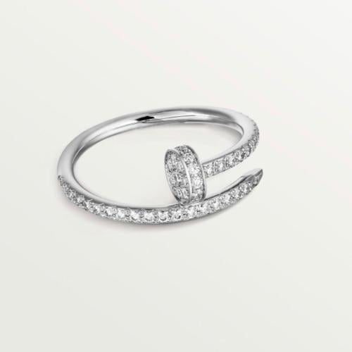 خاتم جست ان كلو فُل زركون نحيف : سلڤر