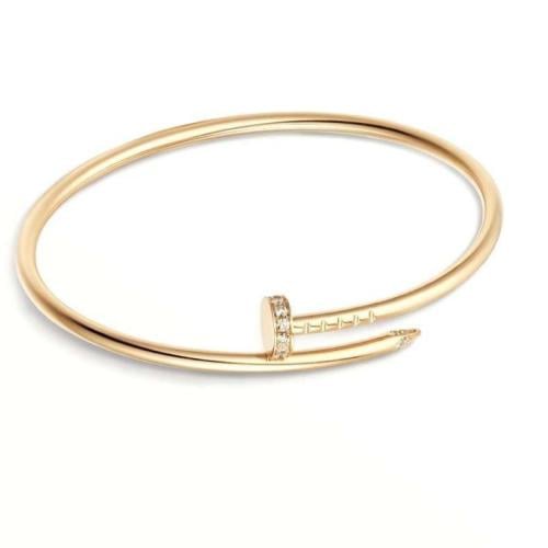 اسوارة جست ان كلو هاف زركون نحيف 2.5cm - قولد