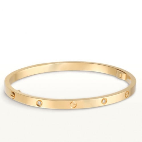 اسوارة Love هاف زركون نحيف - قولد