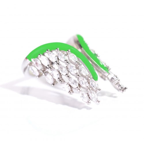 خاتم أنجل سلڤر : اخضر