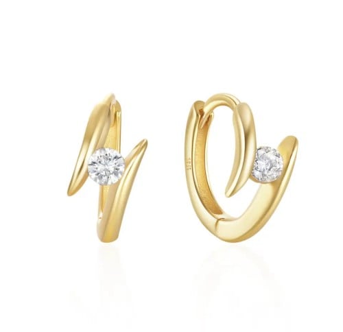 حلق زركون ميني : قولد