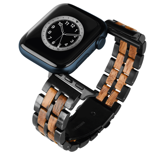 اسورة لايمر ساعة ابل زيبرا/اسود مقاس 44/42