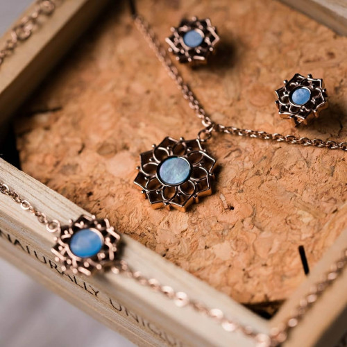 طقم كمبزيشن حلق اسورة سلسلة