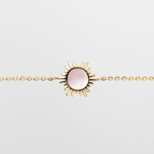 اسورة هولزكرن شيد صدف وردي/ذهبي