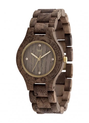 وي وود أنتيا خشب الجوز مزخرف نسائية