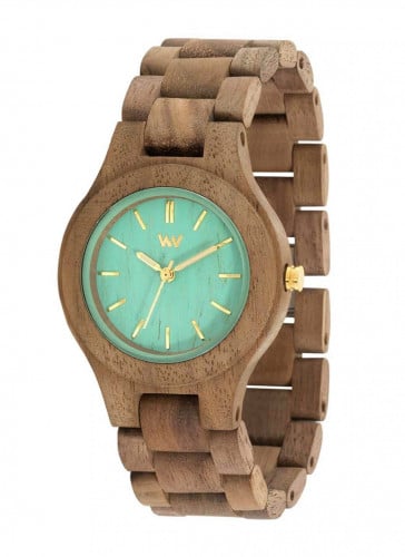 وي وود أنتيا خشب الجوز مينا تركواز نسائية