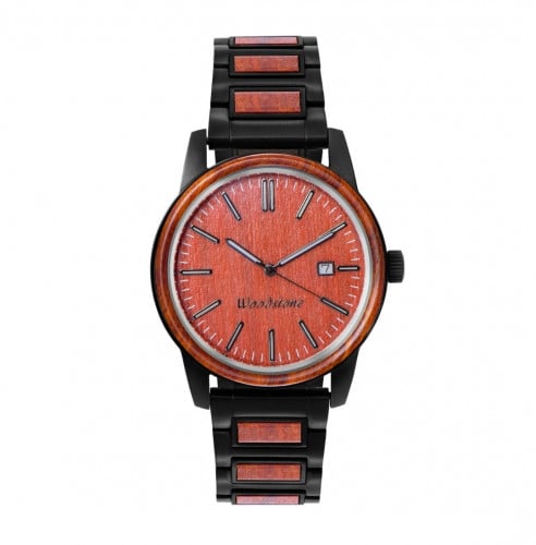 وود ستون كرافت ماستر رجالية (خشب احمر/اسود)