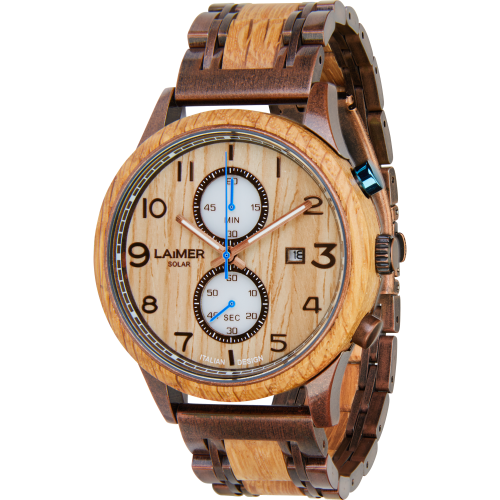 ساعة لايمر مورتيز رجالية (الطاقة الشمسية)
