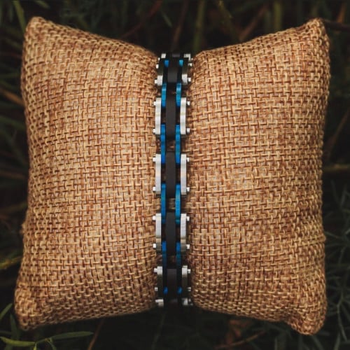 اسورة هولزكرن اليغرو خشب غامق/فضي/أزرق