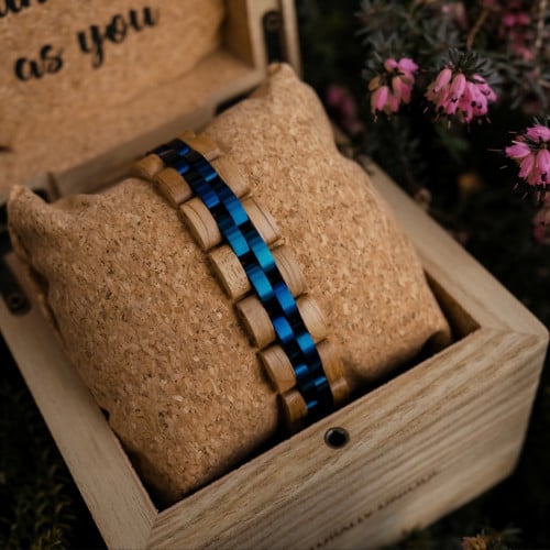 اسورة هولزكرن مينويت خشب البلوط/أزرق