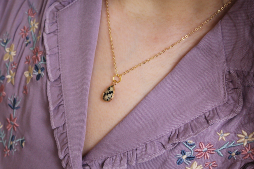 Dalmatian Jasper Pendant