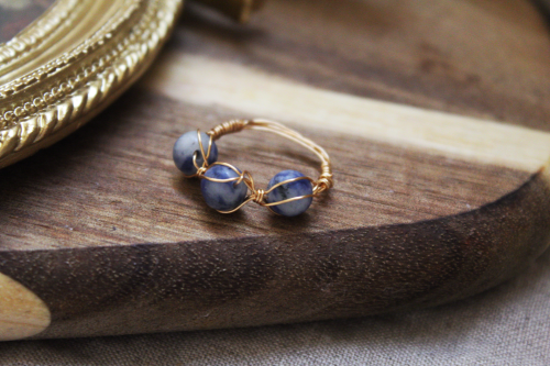 Sodalite x Copper Ring