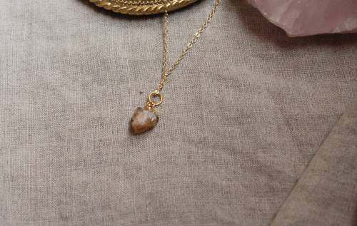 Citrine - Raw Crystal Pendant