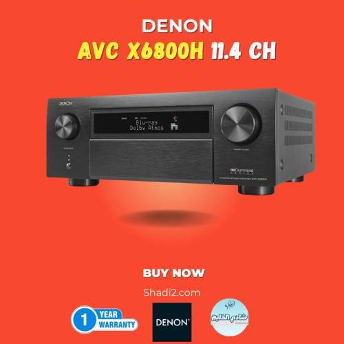 جهاز استقبال صوتي منزلي Denon AVR-X6800H-11.4 قناة