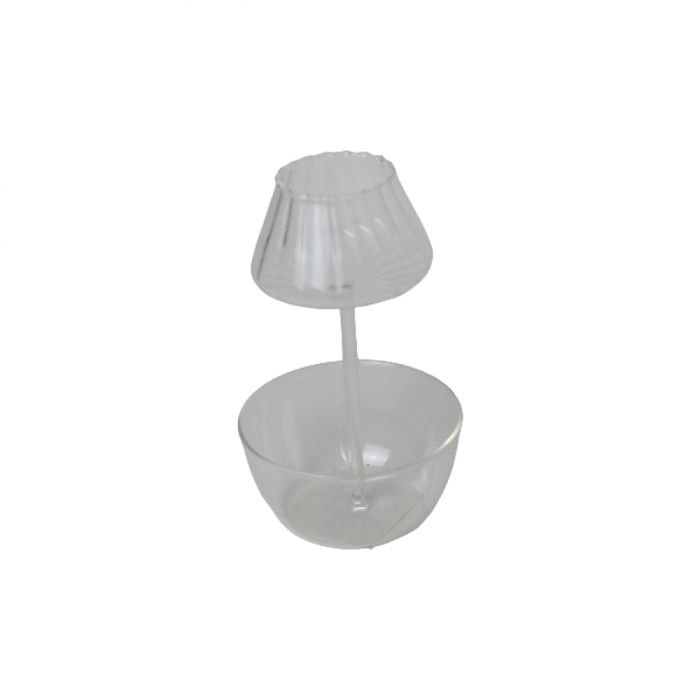 طبق شفاف transparent dish