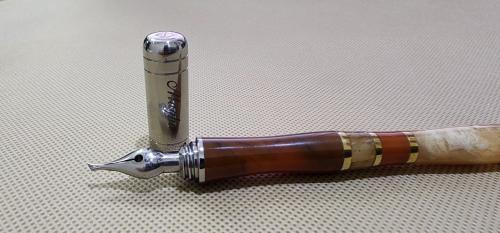 قلم الآغا (كروم - ملون - غطاء - 4 ملم)