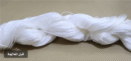 ليقة حرير طبيعي أبيض صيني