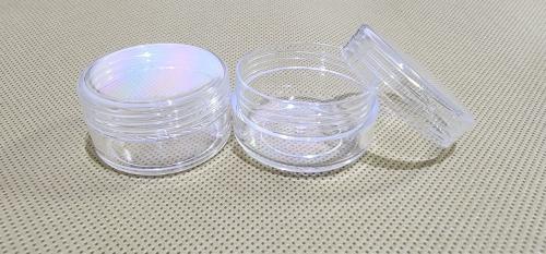 محبرة بلاستيكية شفافة