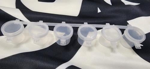 محبرة بلاستيك 6 عبوات