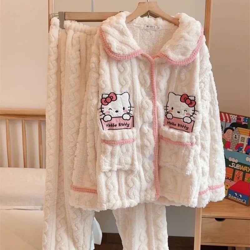 بجامة هيلو كيتي الشتوية - hello kitty