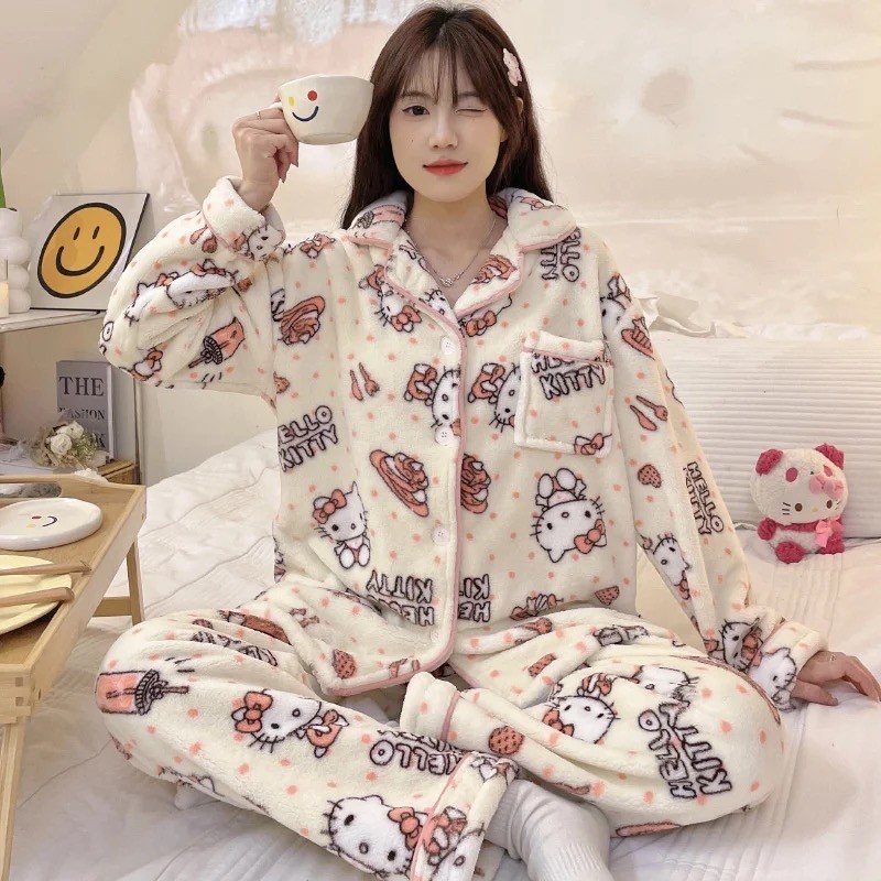 بجامة هيلو كيتي الشتوية - hello kitty