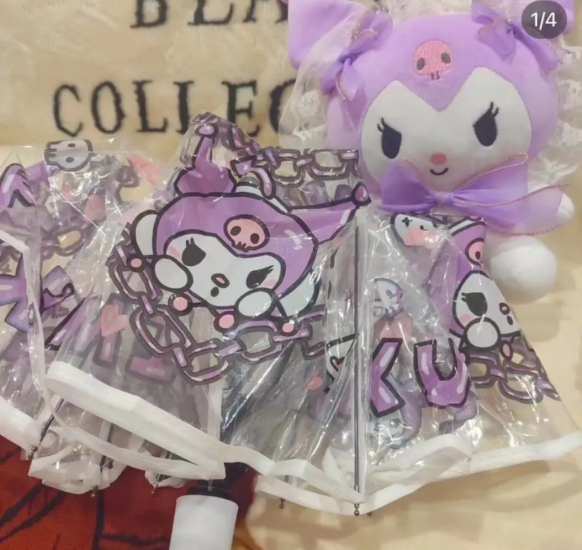 مظلة سينامون رول - hello kitty