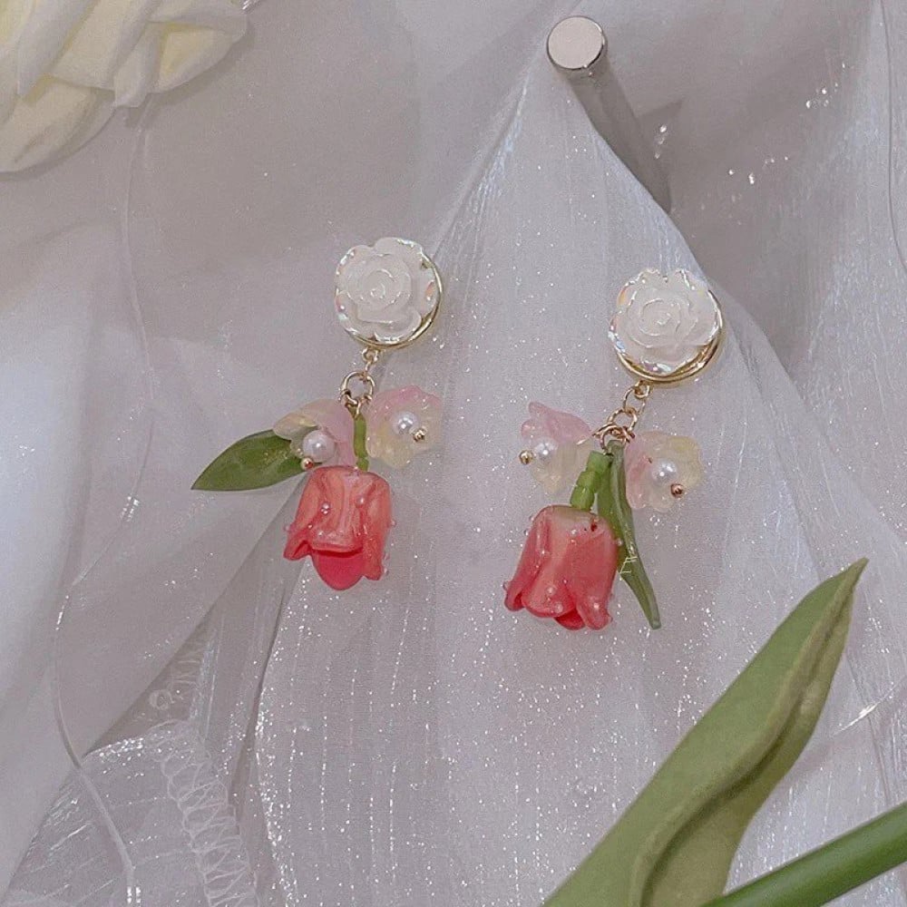 اقراط التوليب - earring