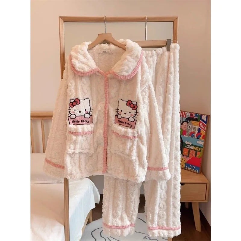 بجامة هيلو كيتي الشتوية - hello kitty