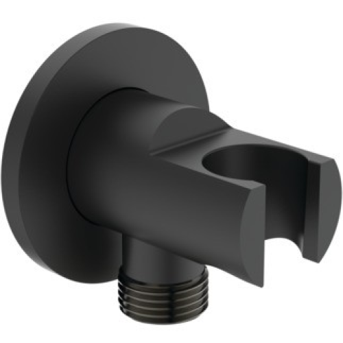 كوع مع حامل اسود ايديال ستاندرد ideal standard