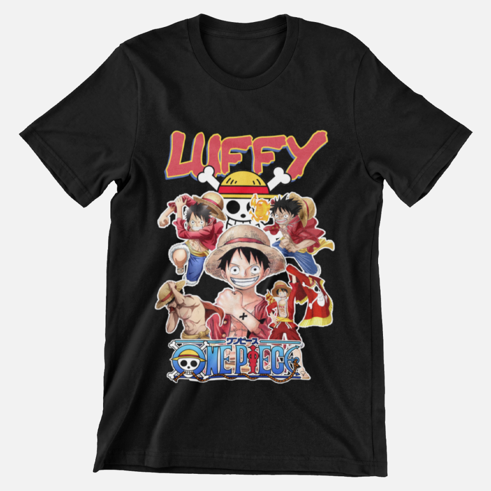 تيشيرت لوفي - One Piece بلمسة أنمي كلاسيكية