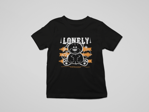 "تيشيرت أطفال - تصميم دب Lonely"