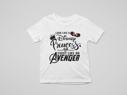 تيشيرت أطفال "Disney Princess & Avenger" بتصميم مل...