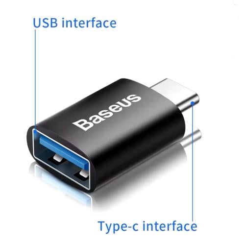 محول usb-A الى usb-C من شركة بيسوس