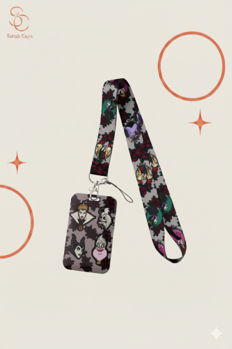 disney villains  Lanyard & ID Holder 15