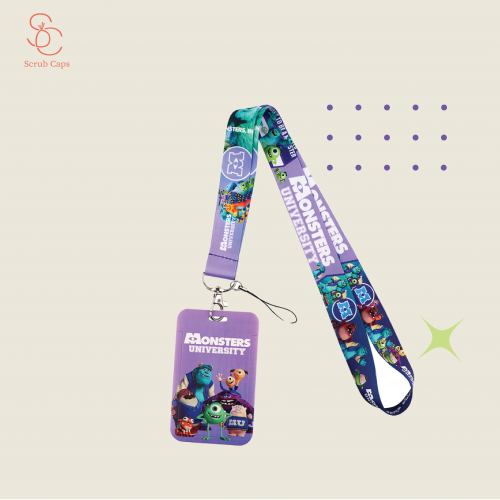 monsters university Lanyard & ID Holder 16