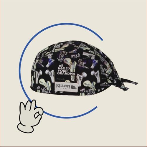 Orthopedic 6 Surgical Cap