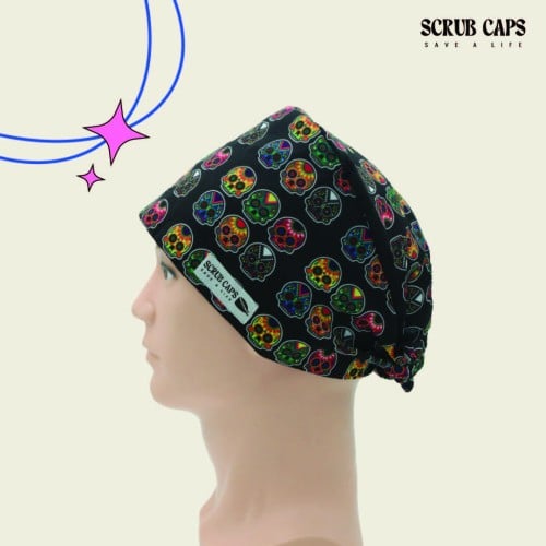 Colourful  SKULLS Pixie