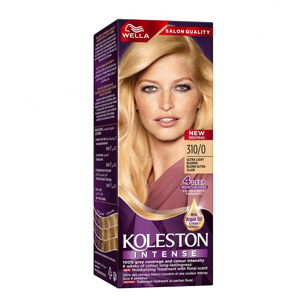 Wella Koleston Hair Color Cream, 310/0 Very Light Blonde, 100 ml - متجر قدي  gaudy shop