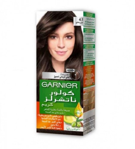صبغة كولور ناتشرلز دائمه و مغذية للشعر مع بلسم بني...