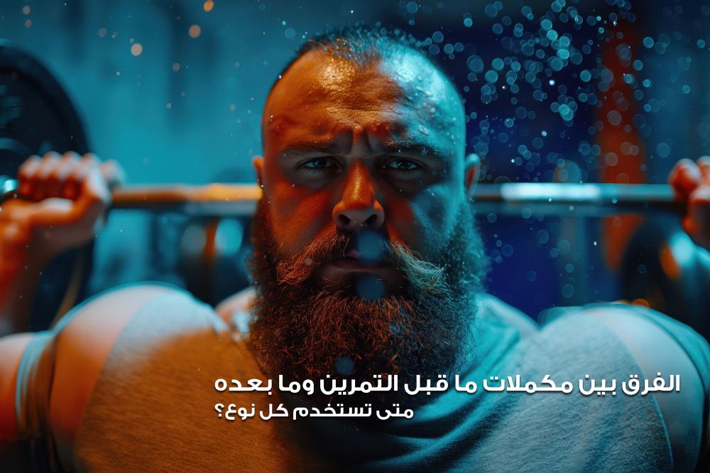 الفرق بين مكملات ما قبل التمرين وما بعده