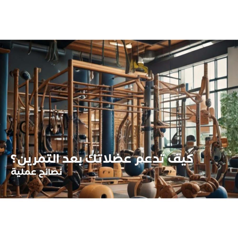كيف تدعم عضلاتك بعد التمرين